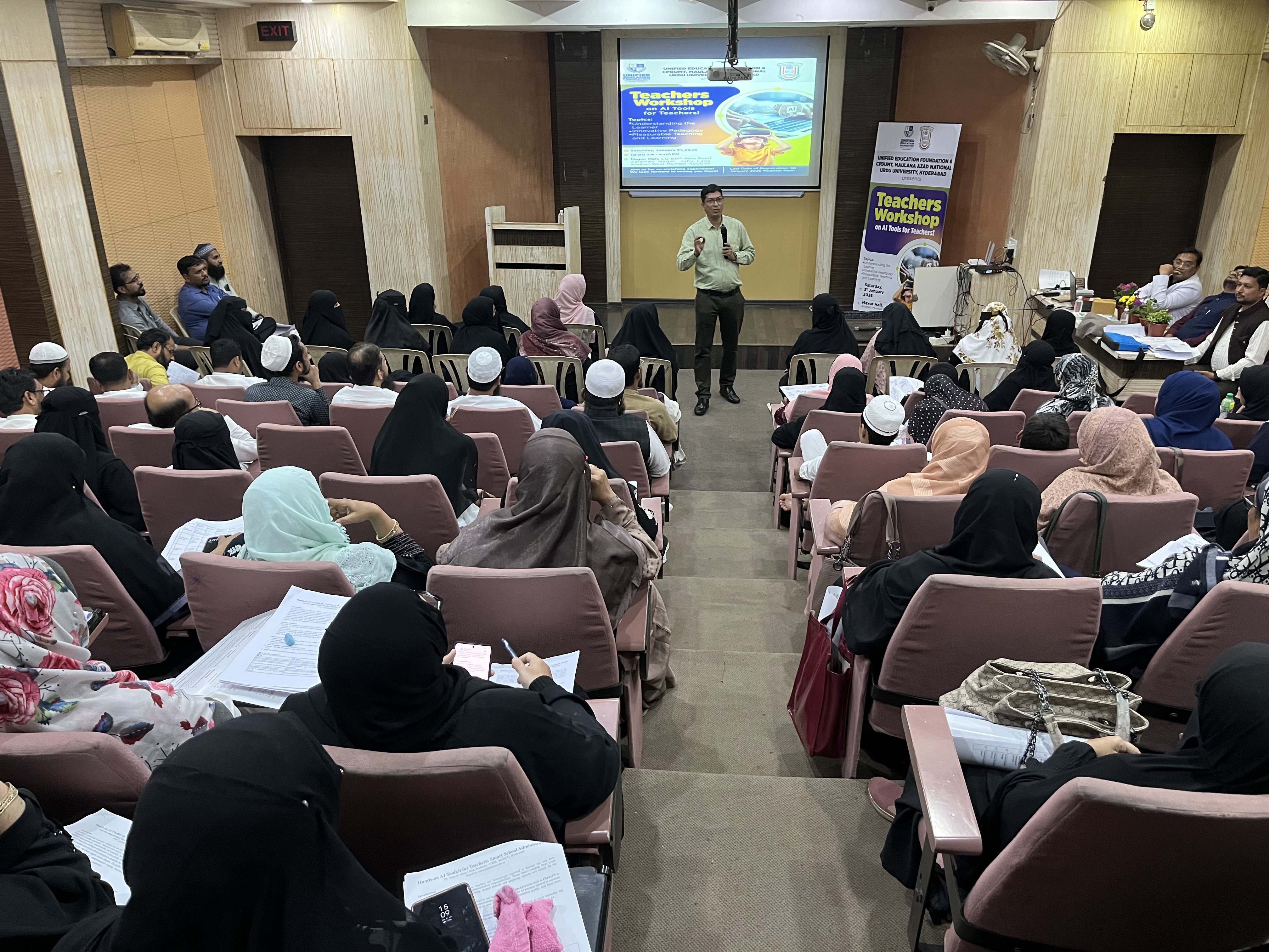 Teachers’ Workshop on AI in Education by UEF Mumbai & MANUU